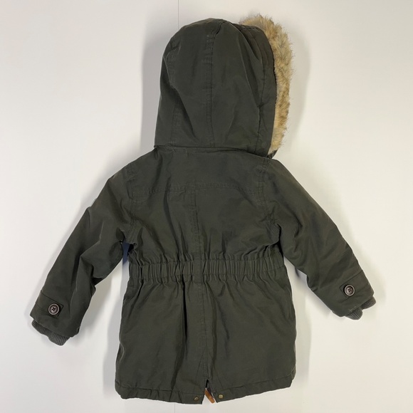 Girls Joules Winter Coat Size 4 EUC - Picture 3 of 3